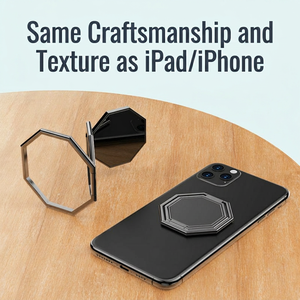 360 °   Support <span class=keywords><strong>de</strong></span> té<span class=keywords><strong>l</strong></span>éphone magnétique rotatif pour bureau et diffusion <span class=keywords><strong>en</strong></span> <span class=keywords><strong>direct</strong></span>, support mobile pliable <span class=keywords><strong>en</strong></span> aluminium portable avec iPhone - Product Image 2