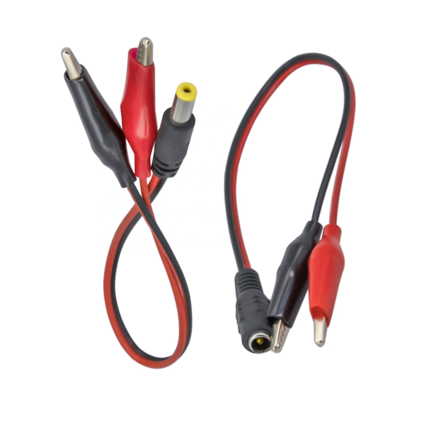 12 В/24 В 5,5x2,1 мм штепсельная вилка постоянного тока зажимы для аккумулятора испытательный кабель питания для светодиодной подсветки