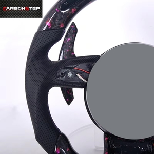 Forged Carbon Fiber <strong>LED</strong> Steering Wheel for Audi B8 2015-2016, A3 A4 A5 A6 RS6 <strong>RS7</strong> S5 S6 S7 S8 Q3, Custom Racing Wheel - Product Image 2