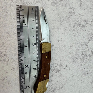 Couteau de poche d'extérieur avec manche robuste pour le bushcraft et les activités tactiques, couteau pliant robuste avec lame en acier inoxydable - Product Image 3