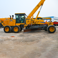 Niveleuse à moteur SHANTUI SG17B6 170 CV 14,8 tonnes pour la construction routière, le nivellement des sous-sols et l'entretien des routes