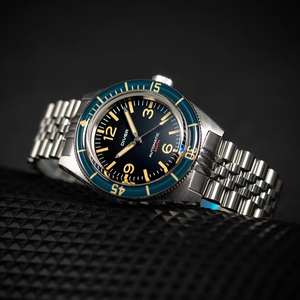 Reloj de Buceo Retro para Hombre de 200M, con Logotipo Personalizado OEM ODM, NH35 Automático, 39mm, Acero Inoxidable, Brazalete Jubilee Vintage, Estilo Deportivo - Product Image 3