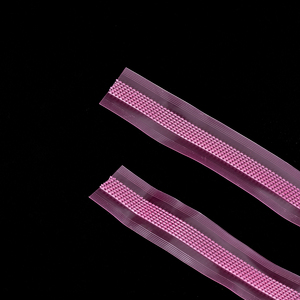 Tùy chỉnh Reclosable dính Velcro dải nhựa nhựa dây kéo cho quần áo bao bì Zip khóa túi PE nhựa dây kéo - Product Image 2