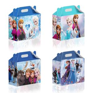 12 Uds cajas de princesa congelada suministros temáticos Freson cajas de recuerdos de fiesta de cumpleaños de princesa Frozn para niñas - Product Image 2