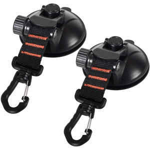 Ventosa de tienda de coche de plástico de 1mm para el hogar, viajes al aire libre, mosquetón de rotación de 360 grados, gancho de nailon <span class=keywords><strong>reforzado</strong></span>, equipo para exteriores - Product Image 6