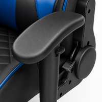 Chaise de jeu ergonomique à dossier haut avec accoudoirs 2D et repose-pieds, idéale pour la maison, vente directe usine