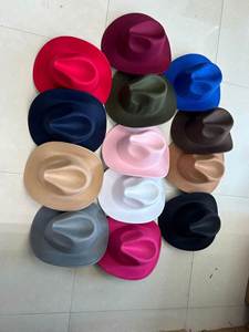 Llavero unisex de lujo de lana con bandas estilo western, hebilla de cinturón Texas Ranger con logotipo personalizado, sombreros Fedora de vaquero, apto para fiestas, compra al por mayor - Product Image 6