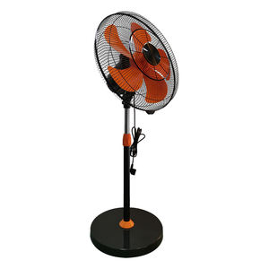 <span class=keywords><strong>Ventilateur</strong></span> sur pied électrique domestique 450 mm Turbo HDEF 900 tr/min, écoénergétique, en métal gris, commande mécanique - Product Image 4