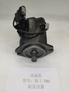 Bomba de Ventilador Hidráulica para Excavadora XE490 XE690 XE700, Bomba Auxiliar de Pistones con Controlador - Product Image 3