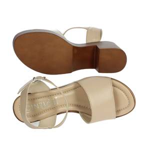 Cinzia <b>Soft</b> Women's Heeled Sandal Beige IAF203185 Platform Style - Product Image 6