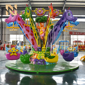 Manège Nova Rides Girafe : Chaise Volante en Fibre de Verre et Acier pour Parc d'Attractions Intérieur - Autres Manèges de Parc d'Attractions - Product Image 5