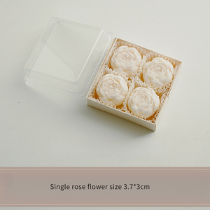 Rose Scented <strong>Candles</strong> Set 4Pcs Floral Aromatherapy <strong>Candles</strong> for Home Decor Wedding Party Gift - Product Image 6