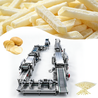 Línea de Producción de Papas Fritas de 2000 kg/h, Línea de Producción Automática de Papas Fritas Comercial