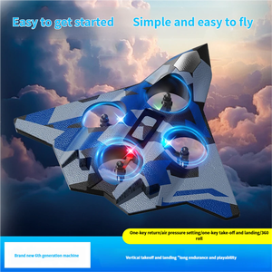 Drone RC prêt à l'emploi pour enfants débutants, gris, en EVA résistant aux chocs, 6 canaux, retour automatique, HD 1080P, 2,4 GHz, économique - Product Image 2