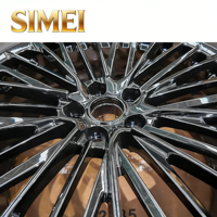 Jantes tout-terrain SIMEI en alliage d'aluminium forgé de haute qualité, 16-24 pouces, finition noire personnalisée pour berline M5, SUV 4x4