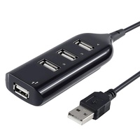 Hub USB portable haute vitesse 4 ports, adaptateur USB mini pour PC, ordinateur portable, ordinateur Windows, accessoires Mac
