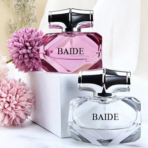 Flacons de parfum en verre personnalisables de luxe, brillants et irréguliers, roses, vides, 20ml, 30ml, 50ml, 100ml, avec couvercles - Product Image 4