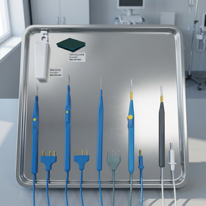 Direct Factory-Made Electrosurgical Pencil in Stainless Steel Wholesale Price Reusable Silicone Cable Tip Cleaner Day-to-Day Use - Product Image 3
