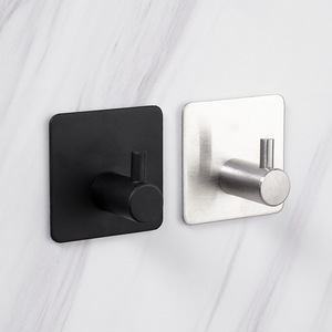 Ganci Adesivi Resistenti, Set da 4, Ganci da Parete Impermeabili in Acciaio Inox per <span class=keywords><strong>Bagno</strong></span>, Appendiabiti per Cappotti, Cappelli, Asciugamani, Accappatoi - Product Image 6