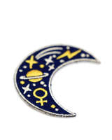 Le nouveau chaud cosmique lune Patch fer sur broderie en gros ciel étoilé dessin animé tissu Applique personnalisé brodé patchs lune