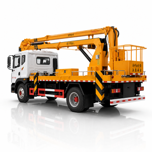 Camion plateforme élévatrice pliante de 22 m avec rotation à 360° °   Stabilisateurs rotatifs de type H et capacité de levage de 1000 kg - Product Image 3