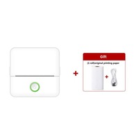 Imprimante portable X6 Mini HD, imprimante thermique de poche pour étiquettes autocollantes avec rouleaux de papier pour les notes des étudiants, impression sans encre
