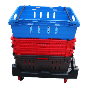 Tham gia nhựa giỏ trái cây nestable Stackable siêu thị mua sắm Giỏ rau container - Product Image 5