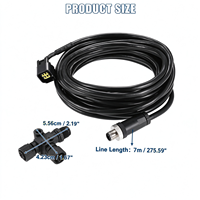 Câble d'interface moteur Yamaha NMEA 2000, faisceau de câblage 000-0120-37 avec connecteur en T 4 broches pour moteur hors-bord F50 F250