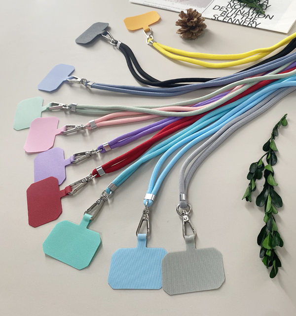 Universal Crossbody Mobile Phone Lanyard Adjustable Washable Anti-Slip Customizable Size Patch Necklace Strap