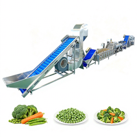 Ligne de production industrielle de choux-fleurs surgelés, équipement de transformation et de congélation IQF pour usine alimentaire