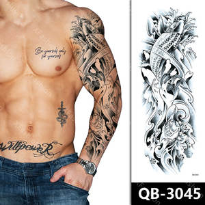 Gros personnalisé pas cher <span class=keywords><strong>prix</strong></span> <span class=keywords><strong>tatouage</strong></span> temporaire <span class=keywords><strong>bras</strong></span> <span class=keywords><strong>complet</strong></span> grand autocollant de <span class=keywords><strong>tatouage</strong></span> de mode pour adulte - Product Image 3