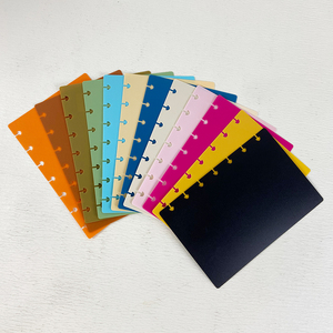 Paquete de 100 Fundas de Repuesto para Agenda, Impermeables, de Polipropileno, Tamaño Mediano/Junior, para Cuaderno de Hojas Sueltas, Recargables - Product Image 1