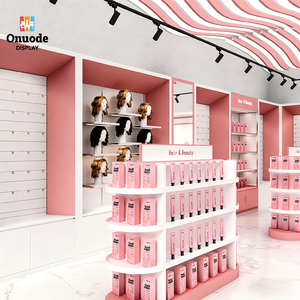 LED-Lit Makeup Kiosk for Skin <b>Care</b> & Beauty Products Display Shopping Mall Cosmetic Counter Display - Product Image 3