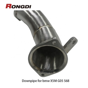 Tubo de Escape de Acero Inoxidable 304 con Protección Térmica para BMW X5M G05 S68 4.4T 2025, Piezas de Escape para Automóviles - Product Image 4