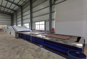 Secador de cuero de tipo Horizontal de acero inoxidable, equipo de trabajo para Tannery - Product Image 3