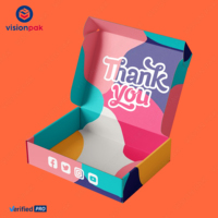 2025 ODM nuevo diseño plegable de calidad alimentaria cartón corrugado regalo correo compras caja de correo personalizada con diseño de logotipo