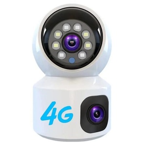 HD 6MP WiFi IP Dual Lens Dual Screen Baby Monitor Home PTZ Auto Tracking <b>Wireless</b> CCTV Video Surveillance <b>Security</b> <b>Cameras</b> V380 - Product Image 1