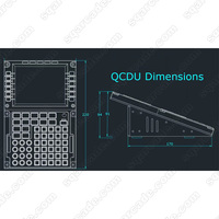 QCDU V2 Boeing B737 & Airbus A320 CDU FMC MCDU Quake Monitor Panel Jeu de vol simulé MCdu pour les installations du parc d'attractions