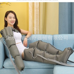 Masseur pneumatique pour les jambes Shixin à 4 cavités, instrument de rééducation par circulation pneumatique pour le soutien post-chirurgical - Product Image 1