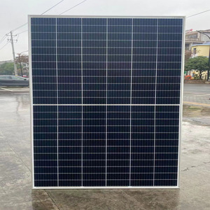 แผงโซลาร์เซลล์ Haitai Monocrystalline 555w ขนาดเซลล์ 210 มม. 144 ฮาล์ฟเซลล์ โมดูลไฟฟ้าโซลาร์เซลล์แบบกระจกเดี่ยว ด้านเดียว - Product Image 1