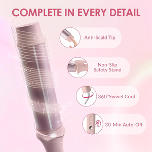 Nuevo Rizador de <span class=keywords><strong>Pelo</strong></span> con <span class=keywords><strong>el</strong></span> Mejor Diseño, Plancha Giratoria 360°, Rizador Profesional <span class=keywords><strong>para</strong></span> Salón de Belleza, Rodillos <span class=keywords><strong>para</strong></span> <span class=keywords><strong>Rizar</strong></span> <span class=keywords><strong>el</strong></span> Cabello - Product Image 3