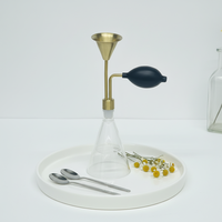 Flacon de parfum personnalisable avec souffleur à bulbe, diffuseur d'arômes haut de gamme pour échantillonnage professionnel