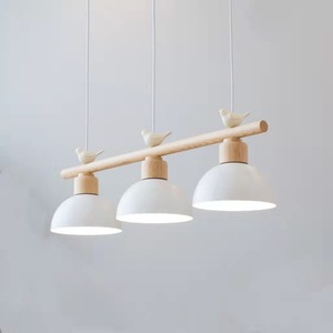 Basit ve Modern Üç Başlı Restoran Avizesi, İskandinav Tarzı Lüks, Popüler Japon Yemek Odası Bar Tezgahı Kuş Lambası - Product Image 1