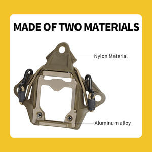 Sivi หมวกกันน็อคอลูมิเนียม, อุปกรณ์เสริมหมวกกันน็อคสำหรับการมองเห็นในเวลากลางคืน - Product Image 4