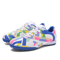 Crampons de football toutes saisons Crampons FG/TF Chaussures de football antidérapantes et absorbant les chocs pour hommes Semelle extérieure résistante à l'usure Chaussures de football