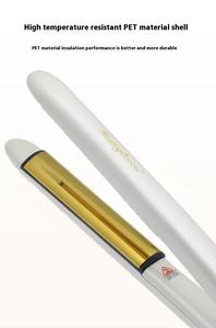 Planche à repasser électrique professionnelle à double usage pour les femmes Contreplaqué incurvé Lumières LED Deck Buckle Air Bangs pour les salons <span class=keywords><strong>de</strong></span> coiffure - Product Image 2