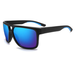 Gafas de sol polarizadas con montura cuadrada Cross Border, montura TR90, lentes TAC, protección UV400 para ciclismo, conducción, pesca y excursiones. - Product Image 3