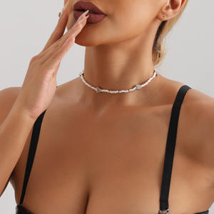 Nouveau Vintage Bohème Perle Collier Coeur Mode Femmes Bijoux Cadeaux - Product Image 3
