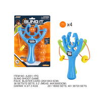 Catapulta de guijarros para caza al aire libre Blast Popper Shooting con balas de plástico suave seguras Bolas de lanzamiento