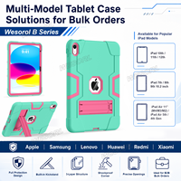 Étui antichoc robuste pour iPad A16 11e génération 2025 iPad 10e génération 10,9 2022 avec support pliable, coque de protection OEM ODM